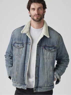 Men’s Levi’s Denim Sherpa-Lined Jean Jacket